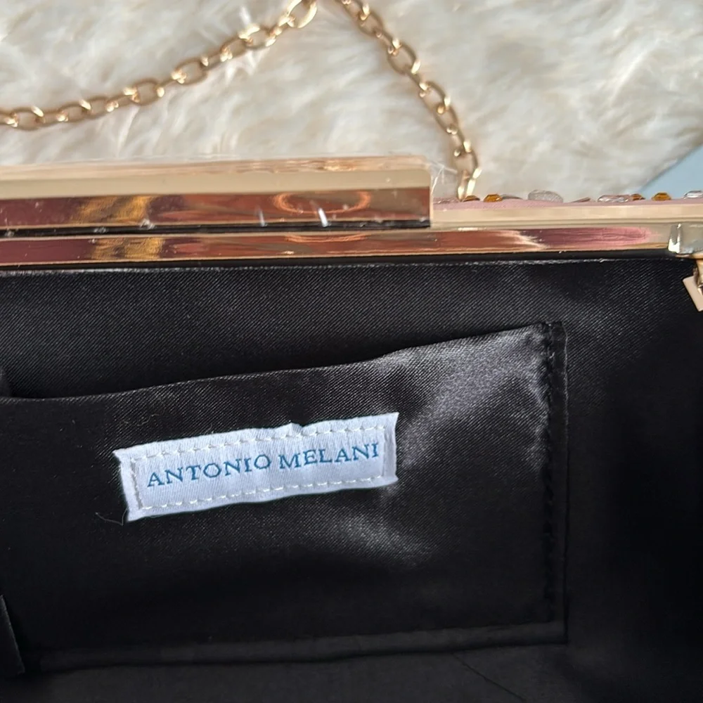 Antonio Melani Heatset Rhinestone Clutch